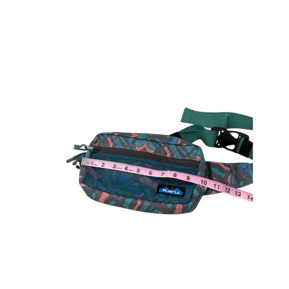 Kavu Point Sur Belt Bag Blue Gray Orange Hiking Climbing Small - Picture 4 of 6